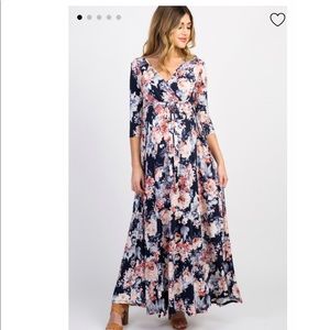 Pinkblush Floral Maternity Dress